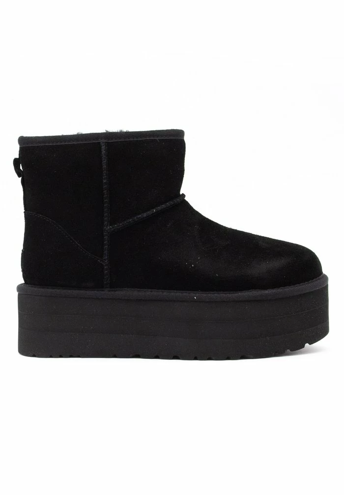 UGG CLASSIC MINI PLATFORM - Platform Ankle Boots - Black