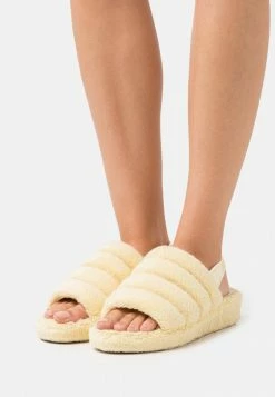 UGG FLUFF YEAH VEGAN - Platform Sandals - Banana Pudding